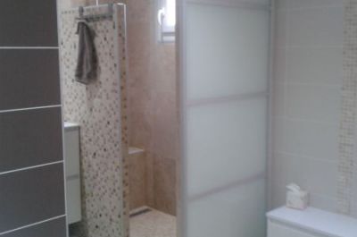 Salle de bains complète avec Sauna - Avant/Après